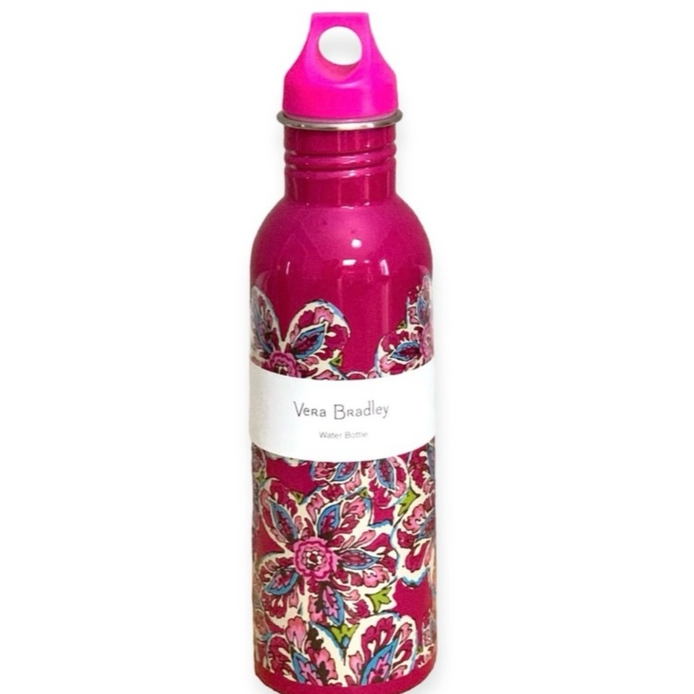 Vera Bradley Sunburst Floral 25oz Stainless Water Bottle NWT Retired Pattern